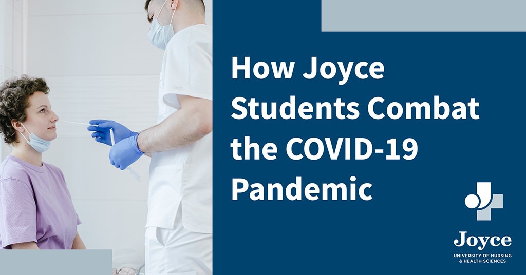 nurse testing patient for covid 19