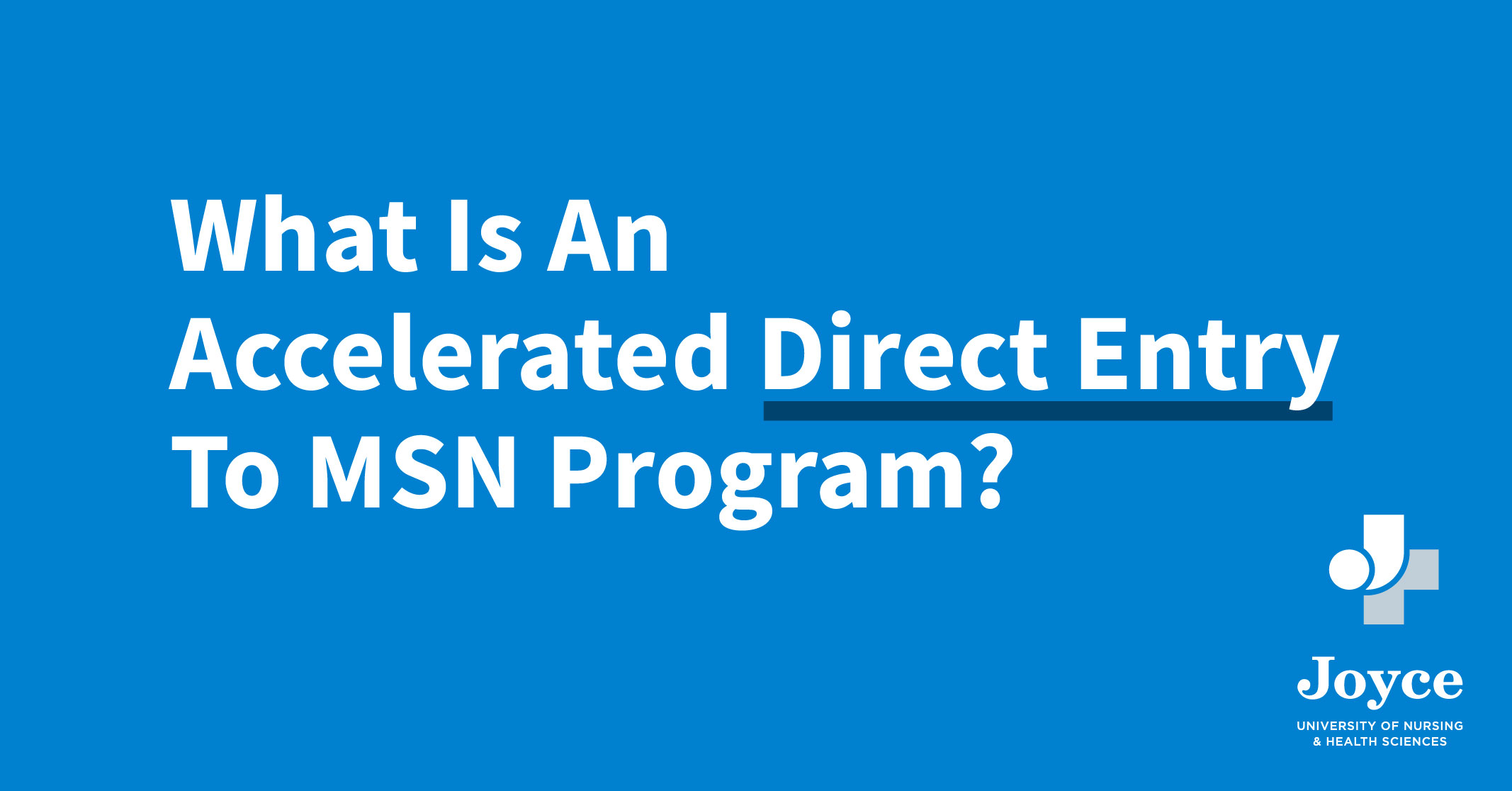 direct entry msn program