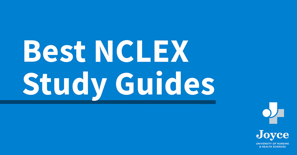 blue graphic design with text overaly best nclex study guides
