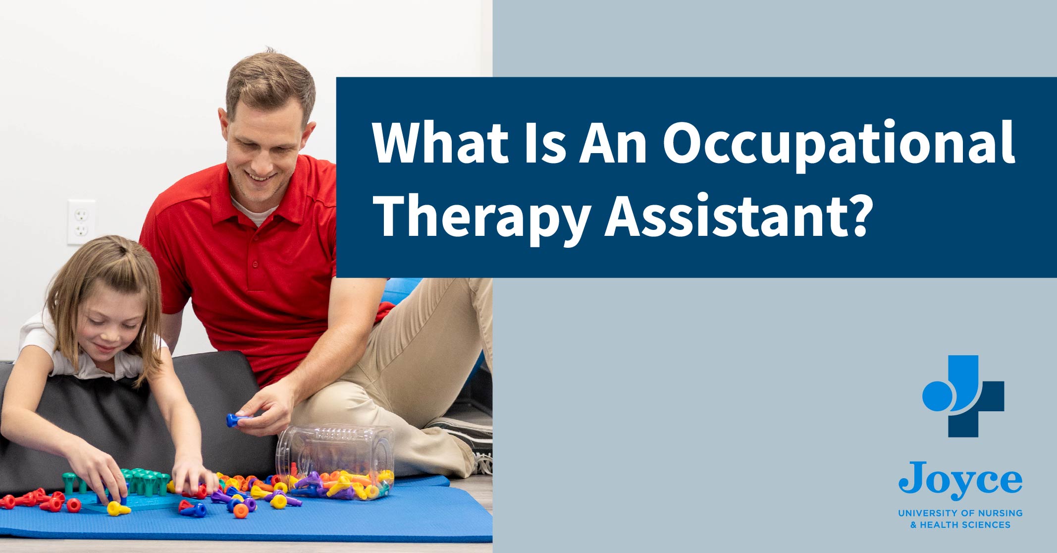 occupational therapy assistant helping child client
