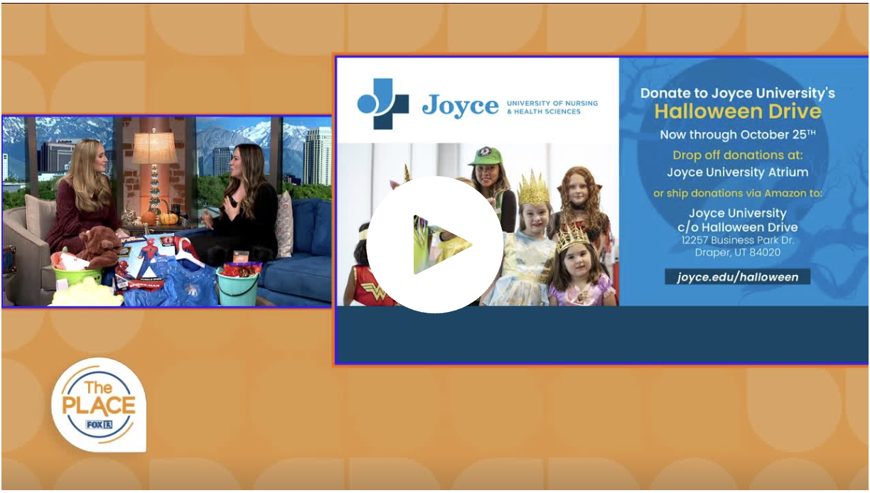Joyce University Halloween Costume Drive benefiting Primary Childrens Hospital 2024